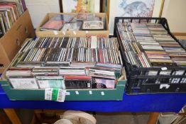 Two boxes of assorted CD's
