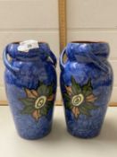 Pair of Royal Torquay Pottery vases