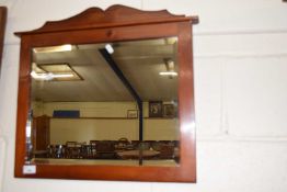 Bevelled wall mirror