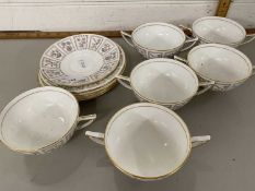 Quantity of Minton tapestry tea wares