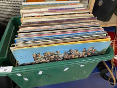 Box of various assorted LP's