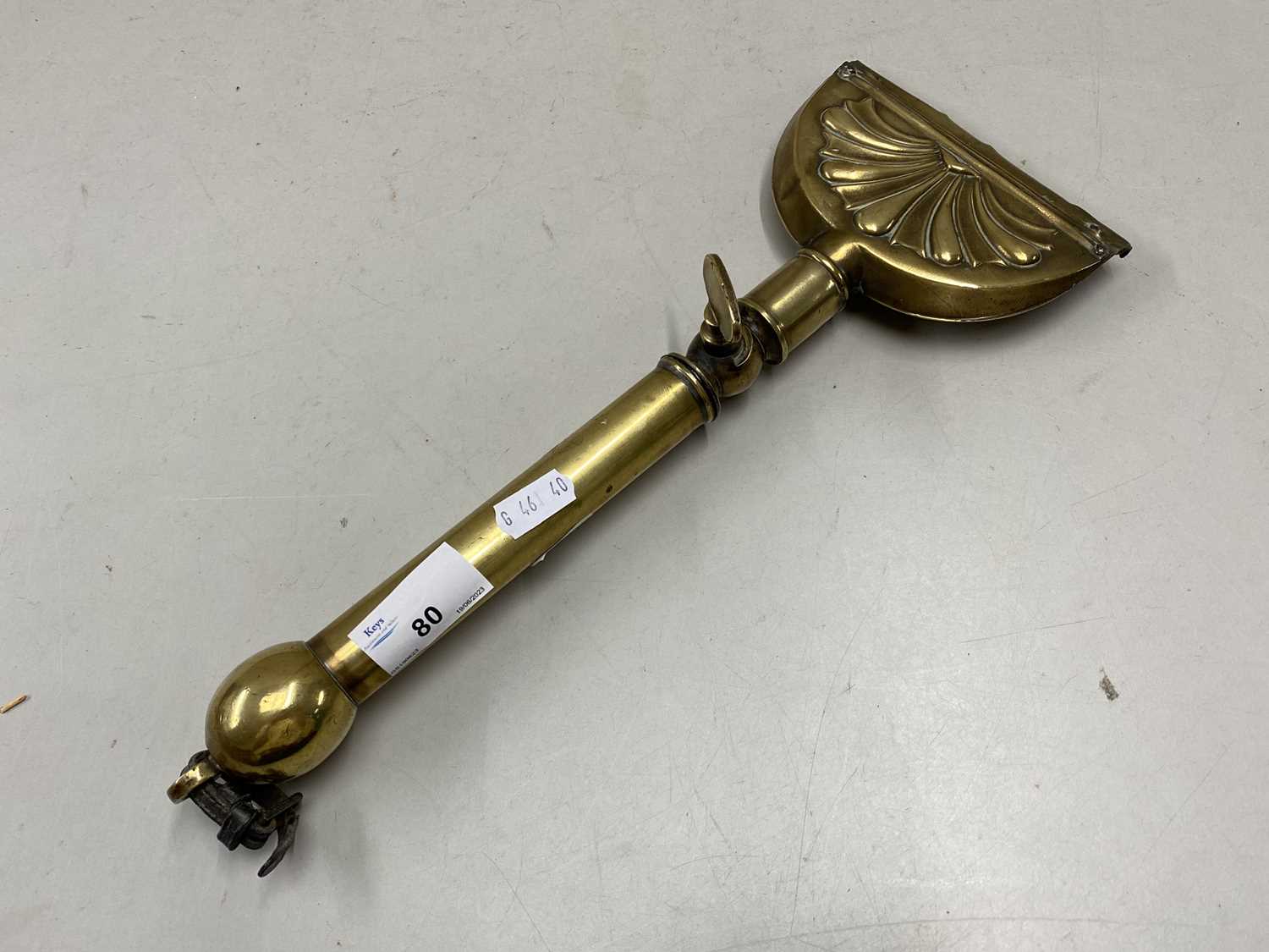 Vintage brass carpet cleaning tool