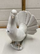 Lladro model of a fantail dove