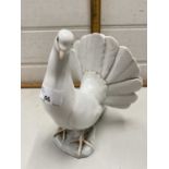 Lladro model of a fantail dove