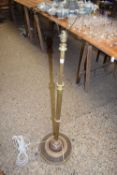 Brass standard lamp