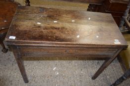 Georgian oak tea table - for restoration