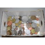 Box of assorted coinage