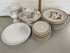 Quantity of Mountain Wood dinner wares together with other assorted ceramics