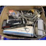 Mixed Lot: Boom microphone, Cannon microphone, video audio mixing system and other associated parts,