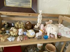 Mixed Lot : Assorted novelty pig figurines