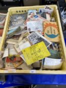 A large quantity of assorted ephemera to include postcards, guide books, photographs etc