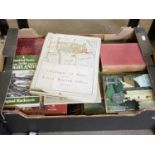 Quantity of assorted books to include catalogue of maps in the Essex record office together with