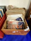 Quantity of assorted The World of Wonder magazines together with vintage LPs