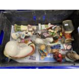 Mixed Lot: Seated Buddha, figurines, Geisha doll etc