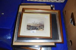 Quantity of assorted pictures and prints, framed