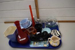 Mixed Lot: Glass ware, ceramics, jugs, pin trays etc