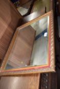 Gilt framed wall mirror