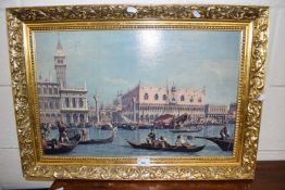 Framed print of a Venetian scene