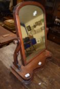 A Victorian mahogany framed swing dressing table mirror