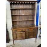 Late 19th Century oak dresser in the Arts & Crafts style, 122cm wide