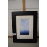 Contemporary landscape, signed in pencil Tim Smith, framed and glazed