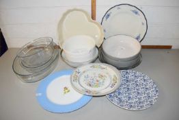 Quantity of kitchen glass ware and ceramics