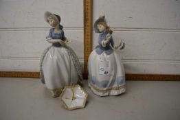 Two Nao figures of ladies