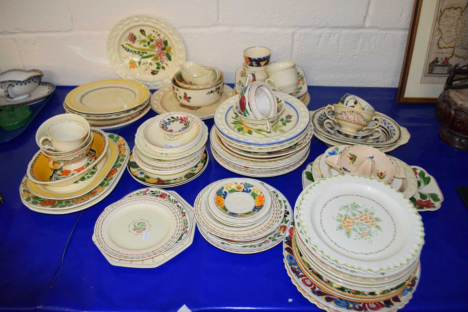 A large quantity of assorted dinner wares and other chinas to include Royal Adams Titan Ware, in