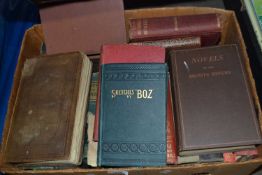 Quantity of assorted books to include Dickens, George Elliot, Bronte and others