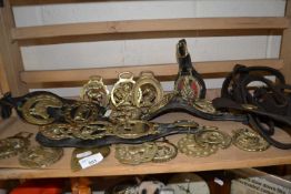 Collection of assorted horse brasses