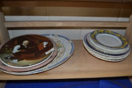 Quantity of various assorted plates