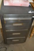 steel workshop three drawer cabinet