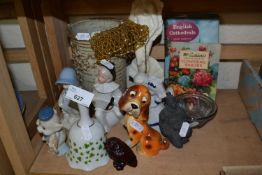 Mixed Lot: Vases, ceramic bells, figurines etc