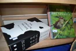 Books: The complete Far Side by Gary Larson together with "Birds Britannica"