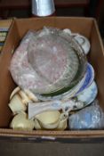Mixed Lot: Glass ware, assorted tea and dinner wares