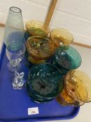 Mixed Lot: Glass sundae dishes and other assorted items