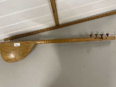 Turkish long necked Saz marked Vilmaz