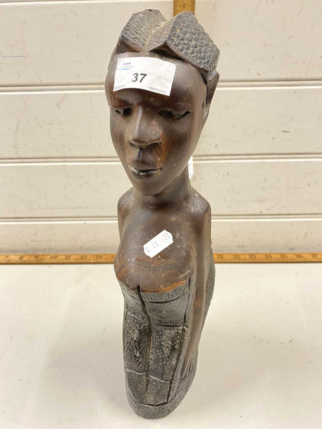Small West African carved hardwood figure