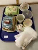 Mixed Lot: Various butter dishes and other assorted items