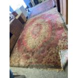 Large 20th Century floral patterned carpet