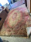 Large 20th Century floral patterned carpet