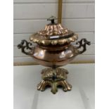 19th Century copper tea urn or samovar