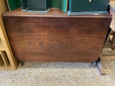 19th Century mahogany drop leaf dining table