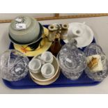 Mixed Lot: Various glass and ceramics to include various dishes, pot pourri jar plus a further