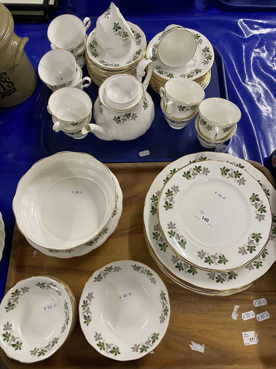 Quantity of Gainsborough floral decorated china wares