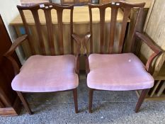 Pair of vintage G-Plan carver chairs