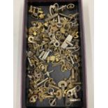 Box of various clock and watch keys