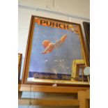 Framed Punch Summer No 1924 poster