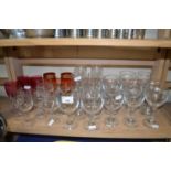 Mixed Lot: Various drinking glasses