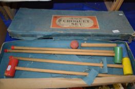 A junior croquet set